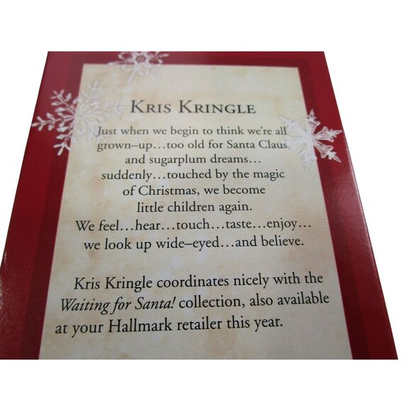 Hallmark Keepsake Ornament Kris Kringle Vintage 2003 Handcrafted NIB Box Wear - Picture 4 of 8